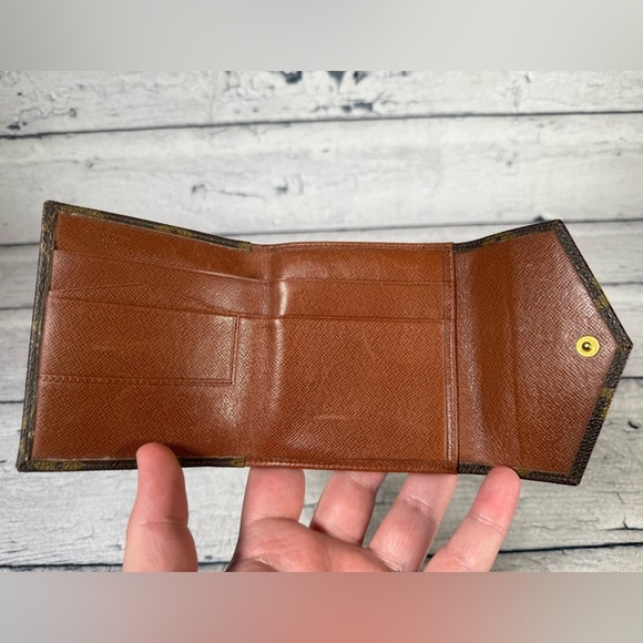 Louis Vuitton Portefeiulle Elise Trifold Wallet Monogram Canvas Leather - Picture 10 of 14